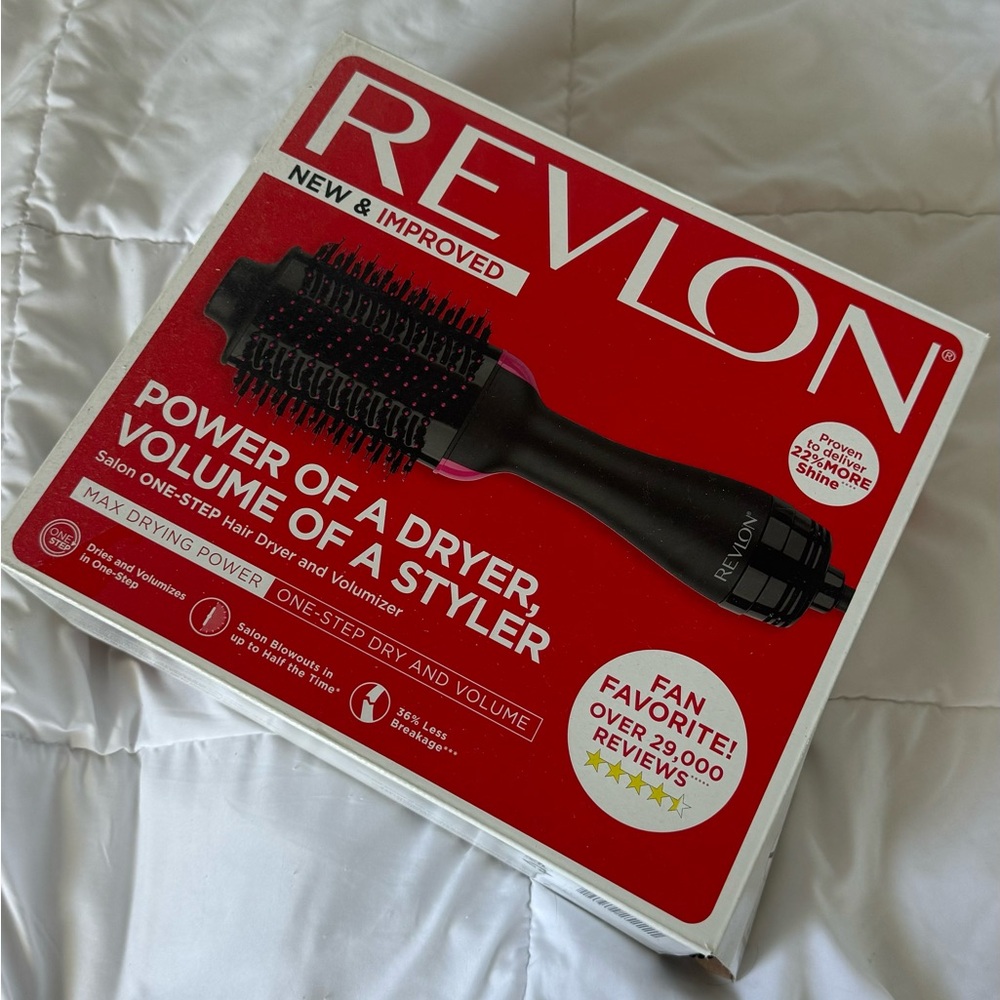 REVLON hair brush and dryer